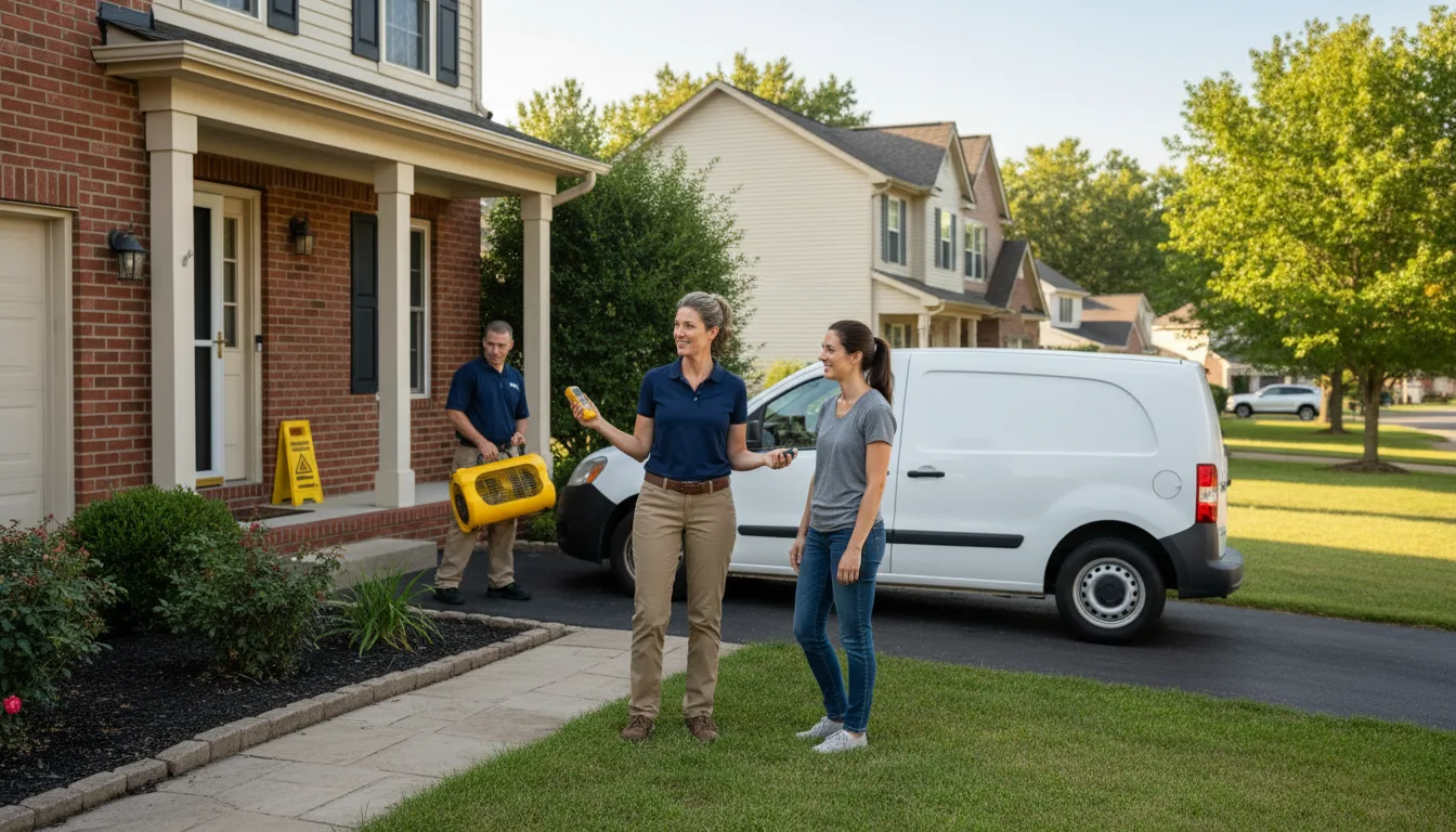 Water restoration image for Mildew Remediation in Spotswood, NJ